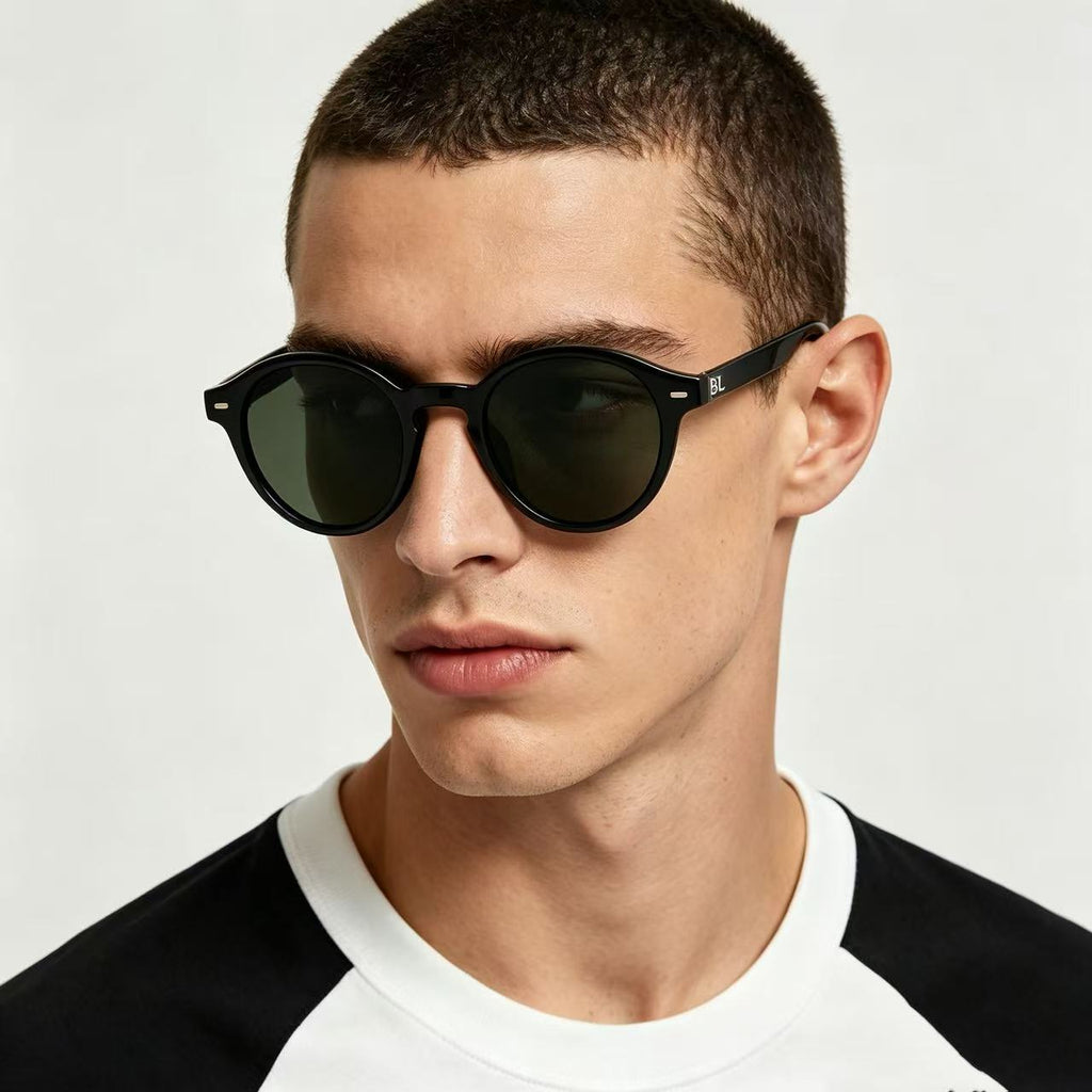 VIP-20 Unisex Custom Sunglasses – Personalized Logo & Text – Custom Outdoor UV-Protection Shades for Couples (Commemorative Gift) 06-3