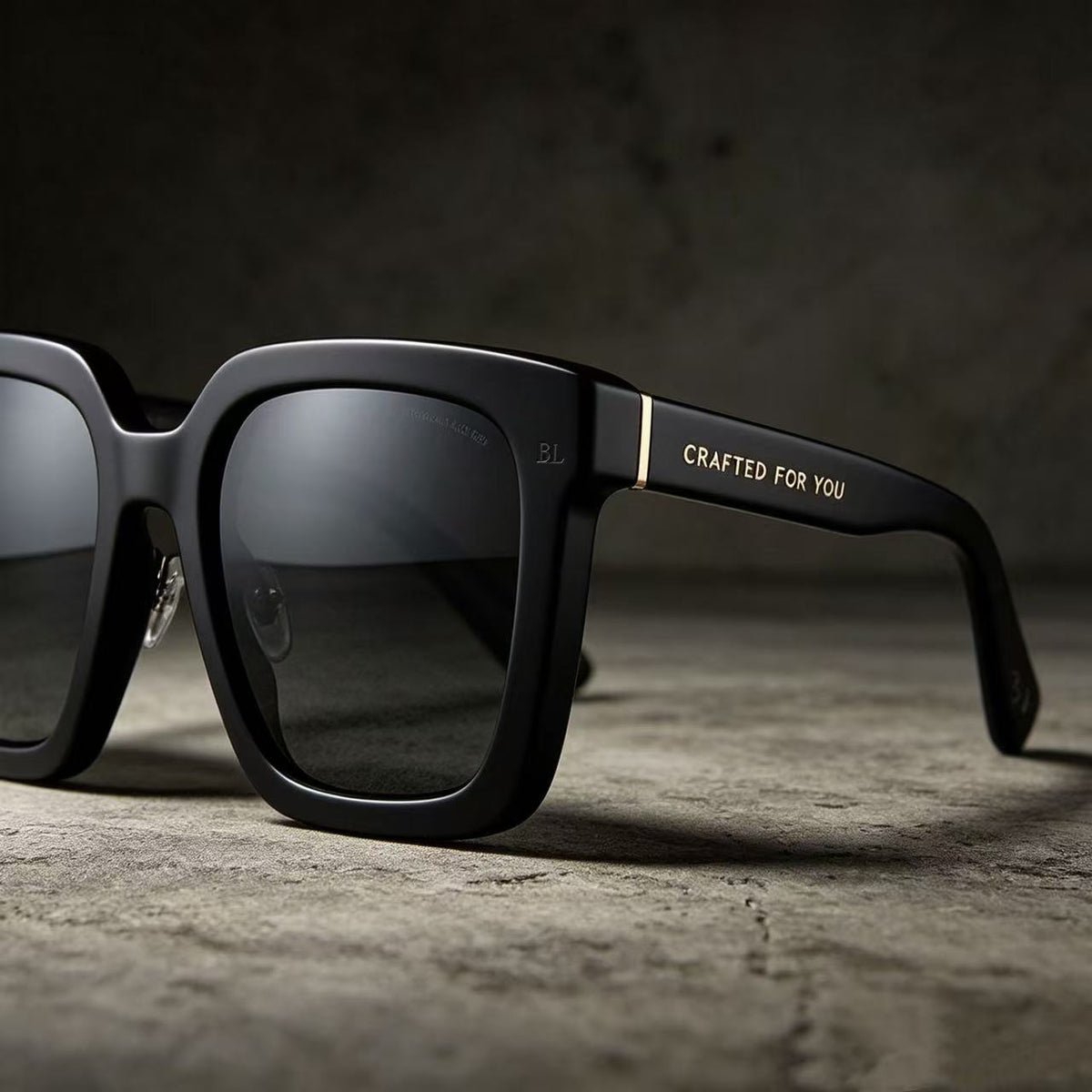 VIP-22 Men's Custom Sunglasses – Customizable with Logo, Name, or Text – Outdoor Shades for Driving & Sun Protection (Model 06-1)