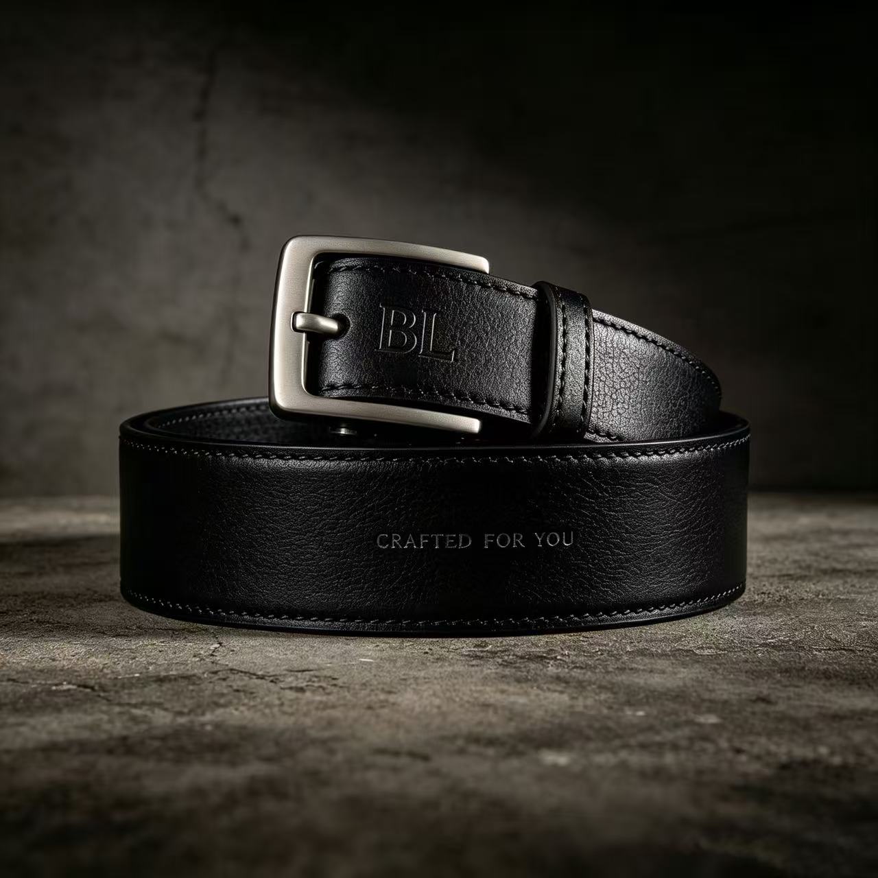 VIP-37 Custom men's belts, customizable with photos, logos, names, and text  07-1