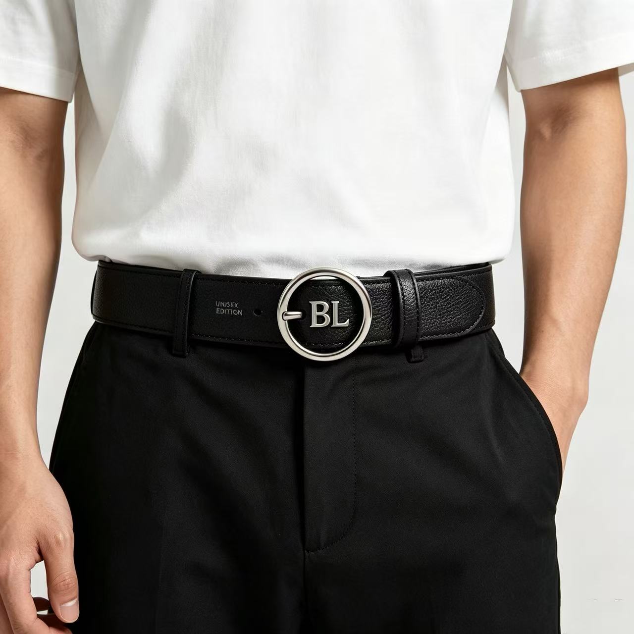 VIP-35 Unisex Belt – Customizable with Patterns, Logos, or Text – Exclusive Commemorative Belt for Couples (Model 07-3)