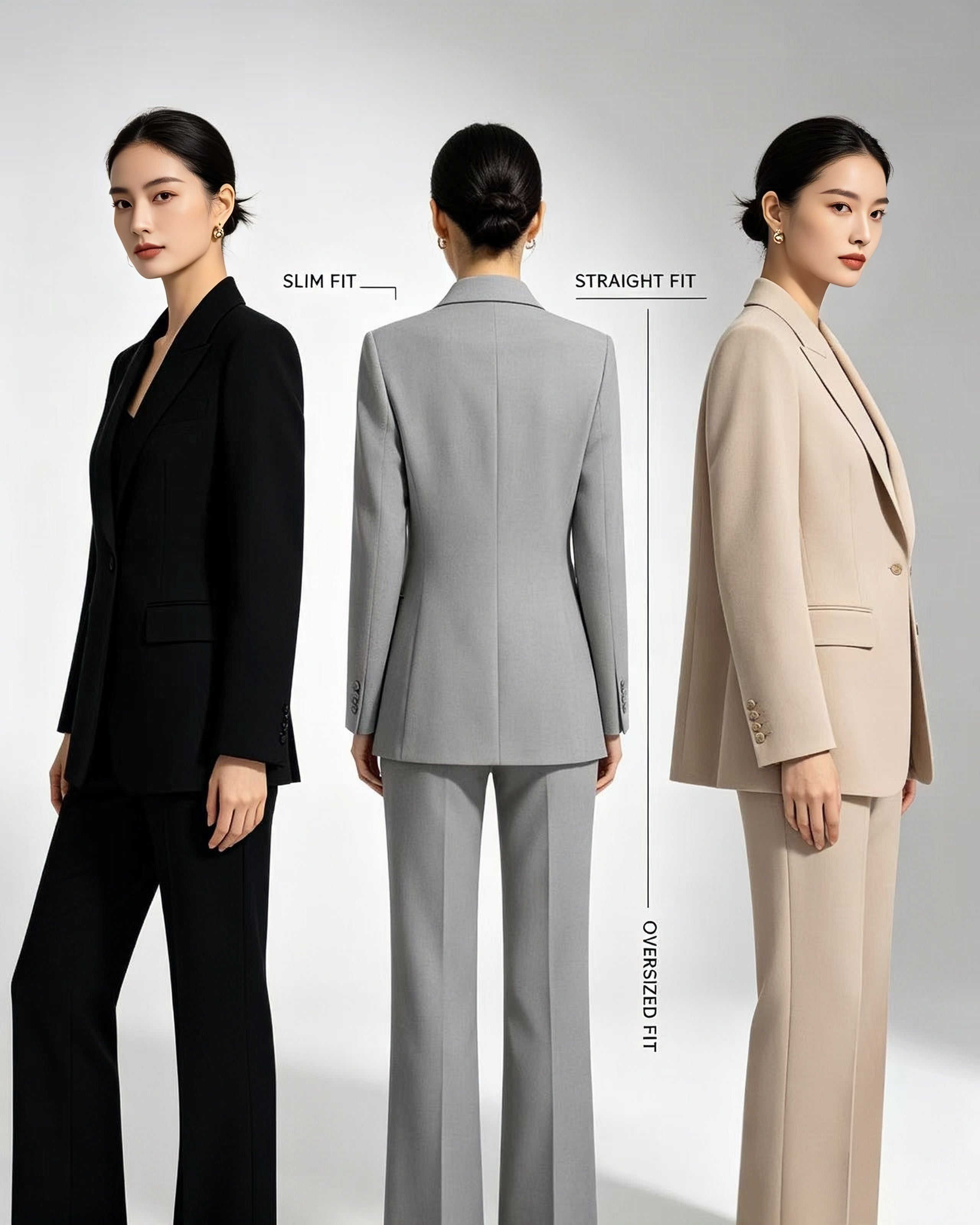 VIP-16 Custom-tailored suits for men and women; available in multiple colors.01