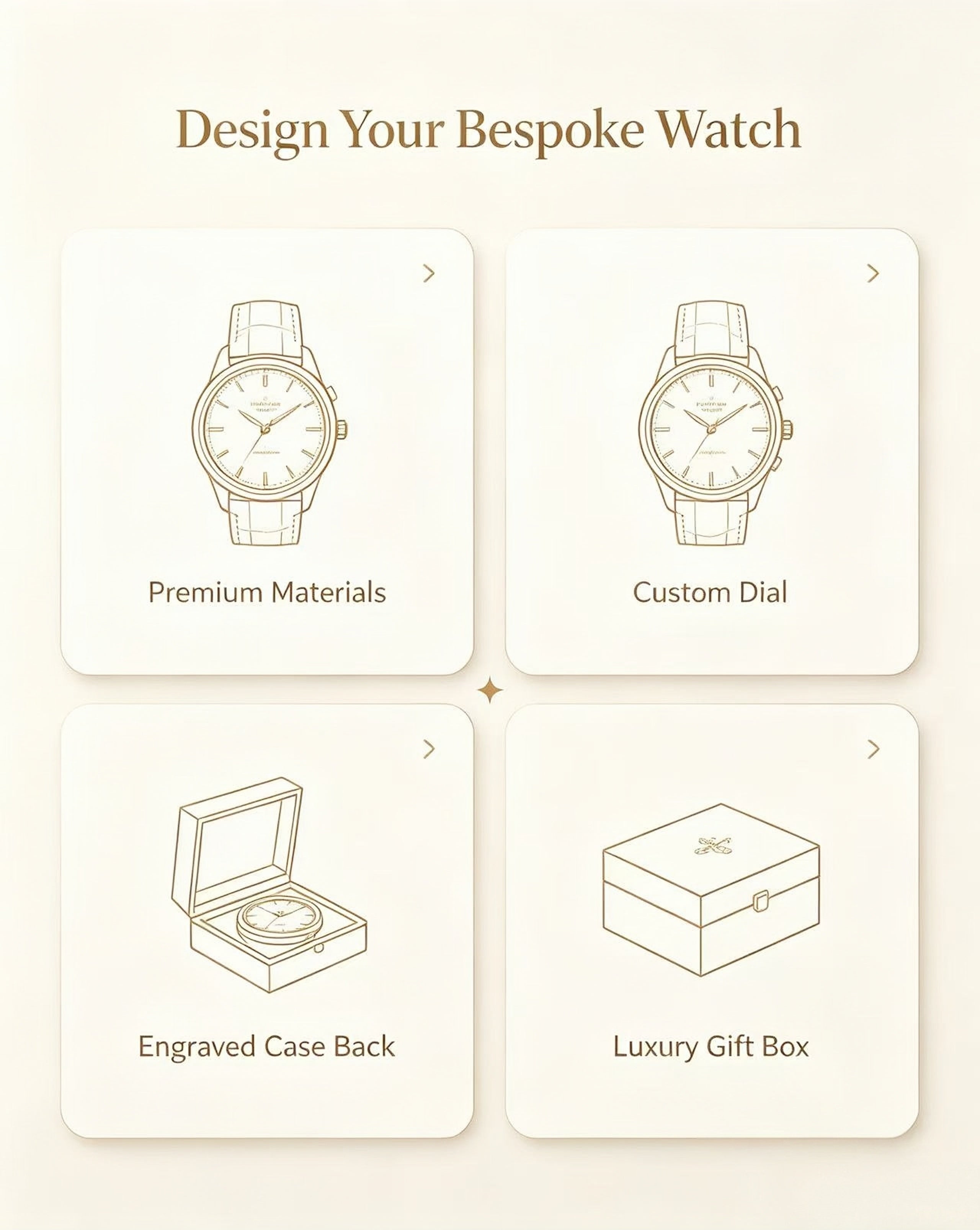VIP-15 Customizable watches with name engraving—an excellent gift for men and women on birthdays.（02）