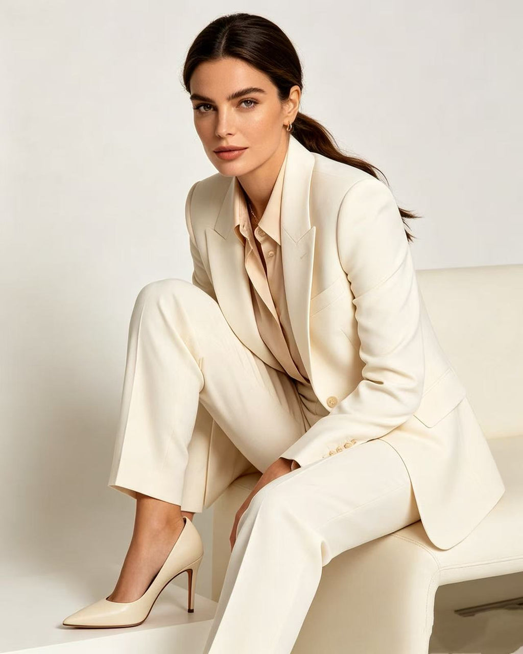 VIP- 11 Custom-made women's formal suit set01-2