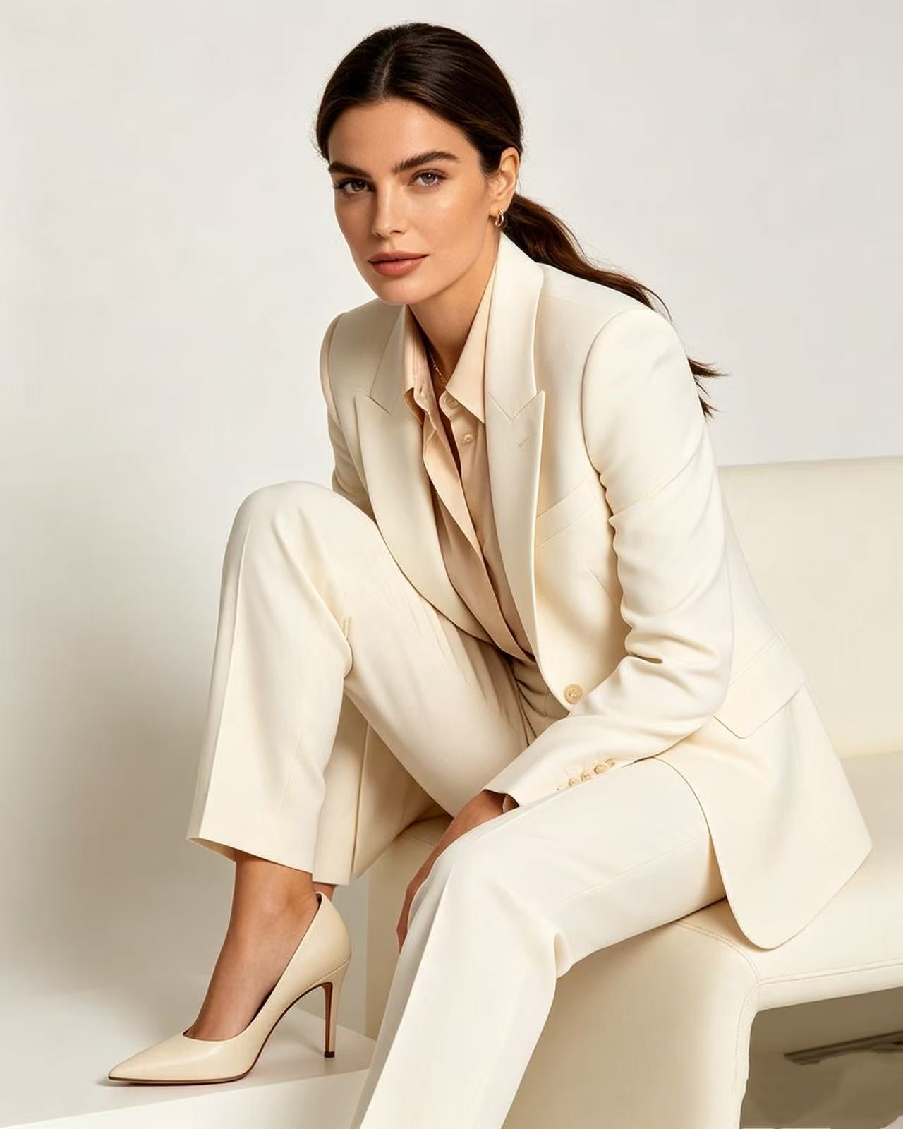 VIP- 11 Custom-made women's formal suit set01-2