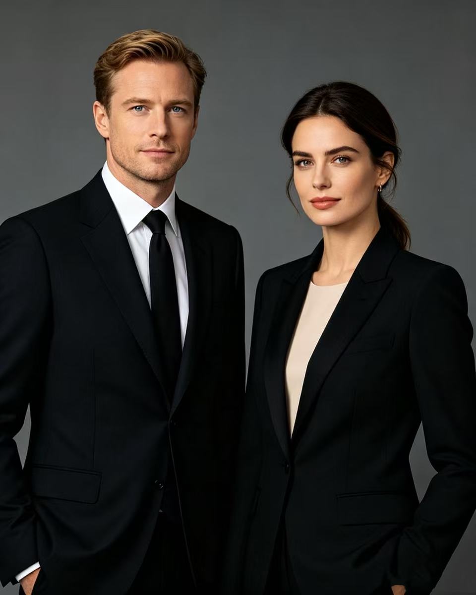 VIP-10 Full-set bespoke tailoring for men's and women's suits and formal wear.01-3