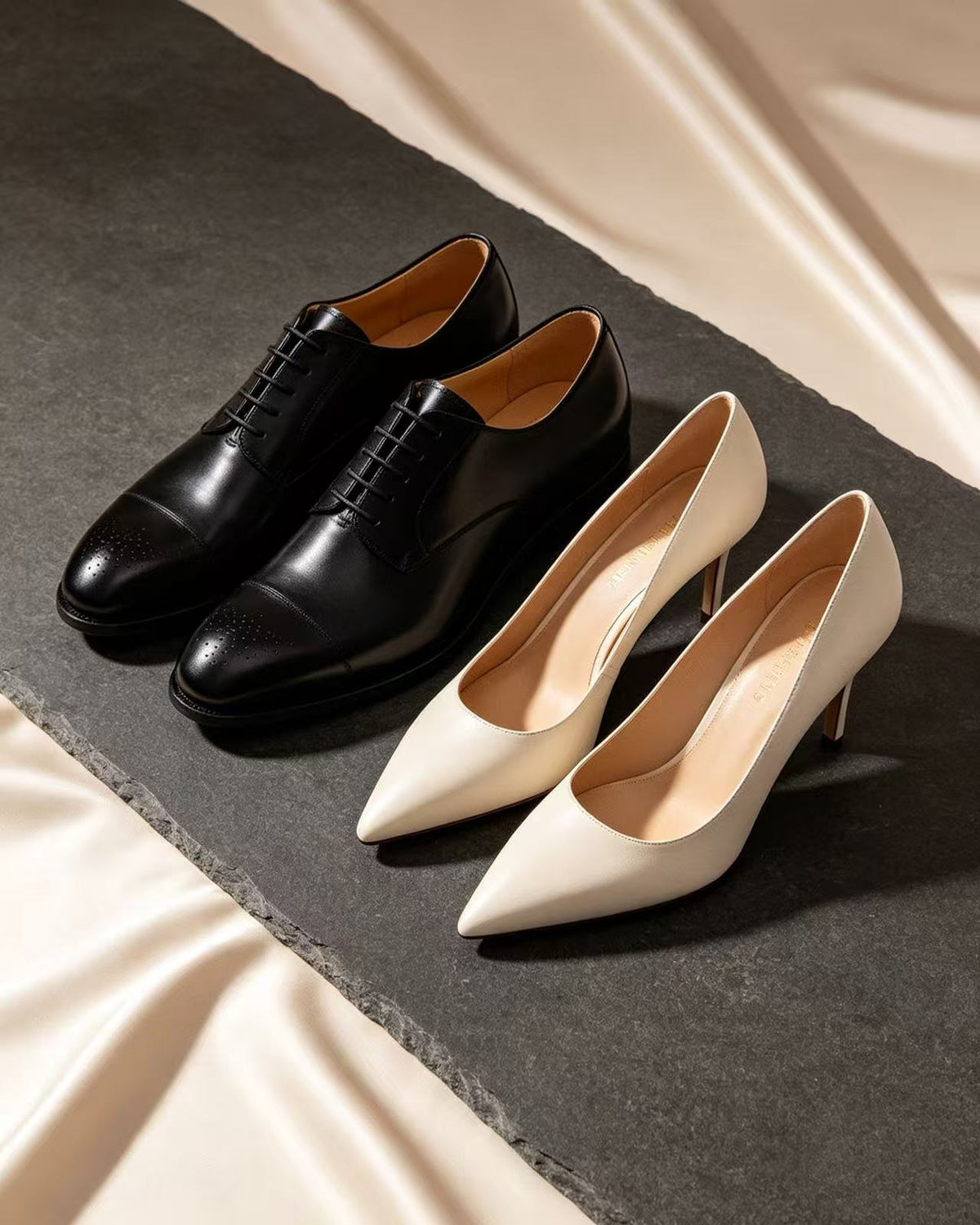 VIP-4 Customizable shoes for men and women—personalize with text or logos; perfect for birthdays, anniversaries, or as commemorative gifts for couples.03-3