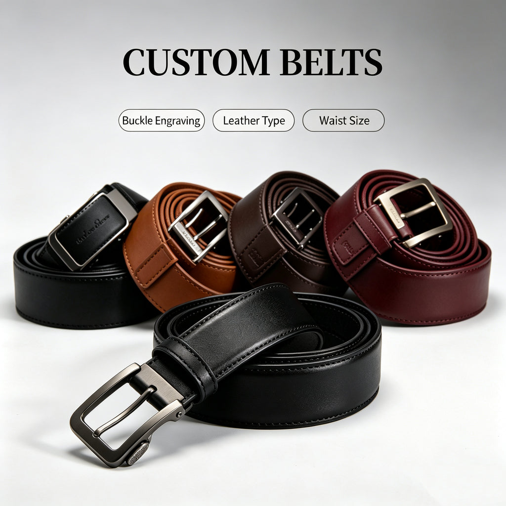 VIP-19 Custom-Engraved Genuine Leather Belt – A Top Choice for Gifting (-07)