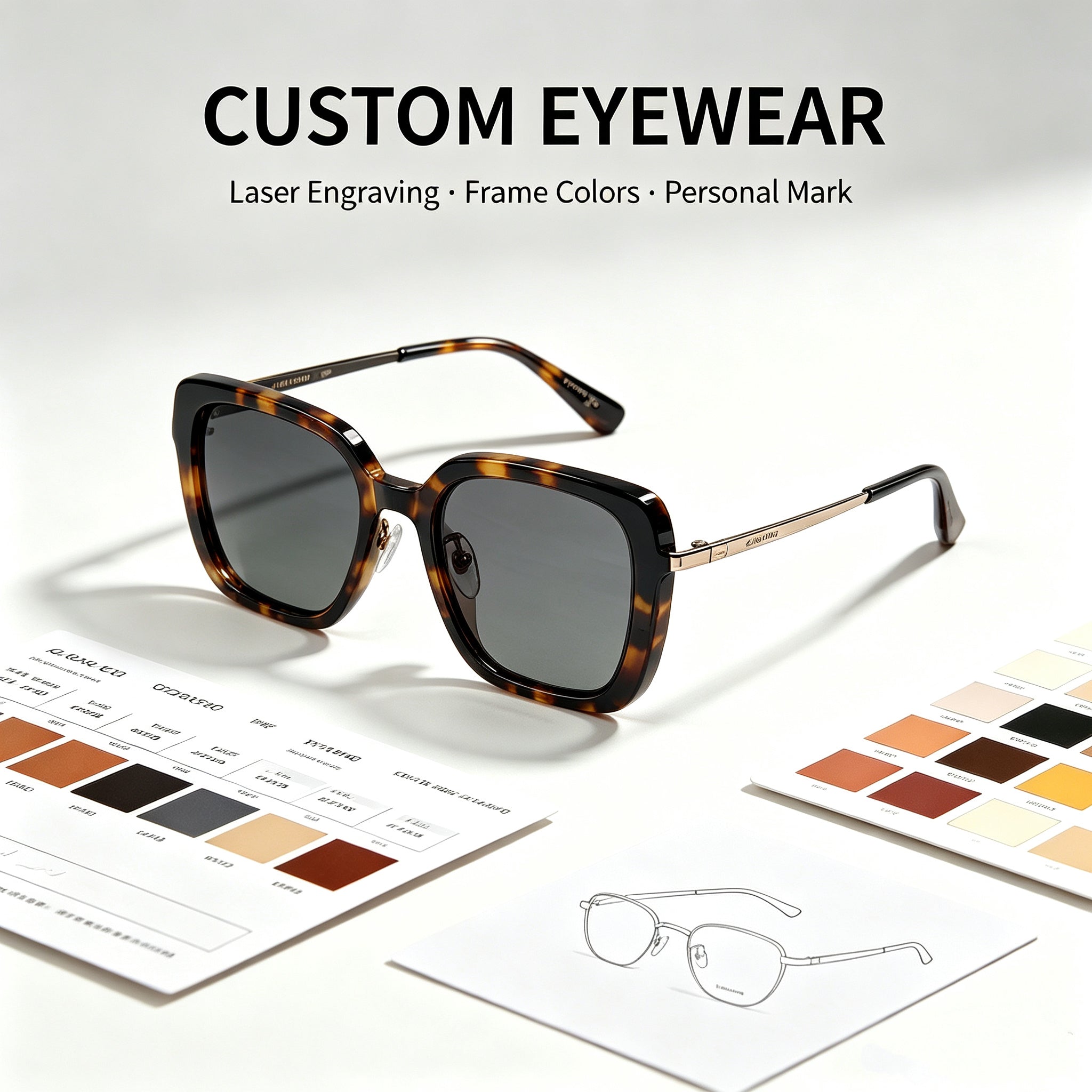 VIP-18 Custom Fashionable Eyewear for Men and Women (Logo Imprint ）-06