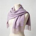 VIP-27 Customizable Women's Scarf – Personalized with Logo or Text; Stylish Shawl/Neck Wrap – Ideal Gift for Valentine's Day, Couples, or Anniversaries (10-2)