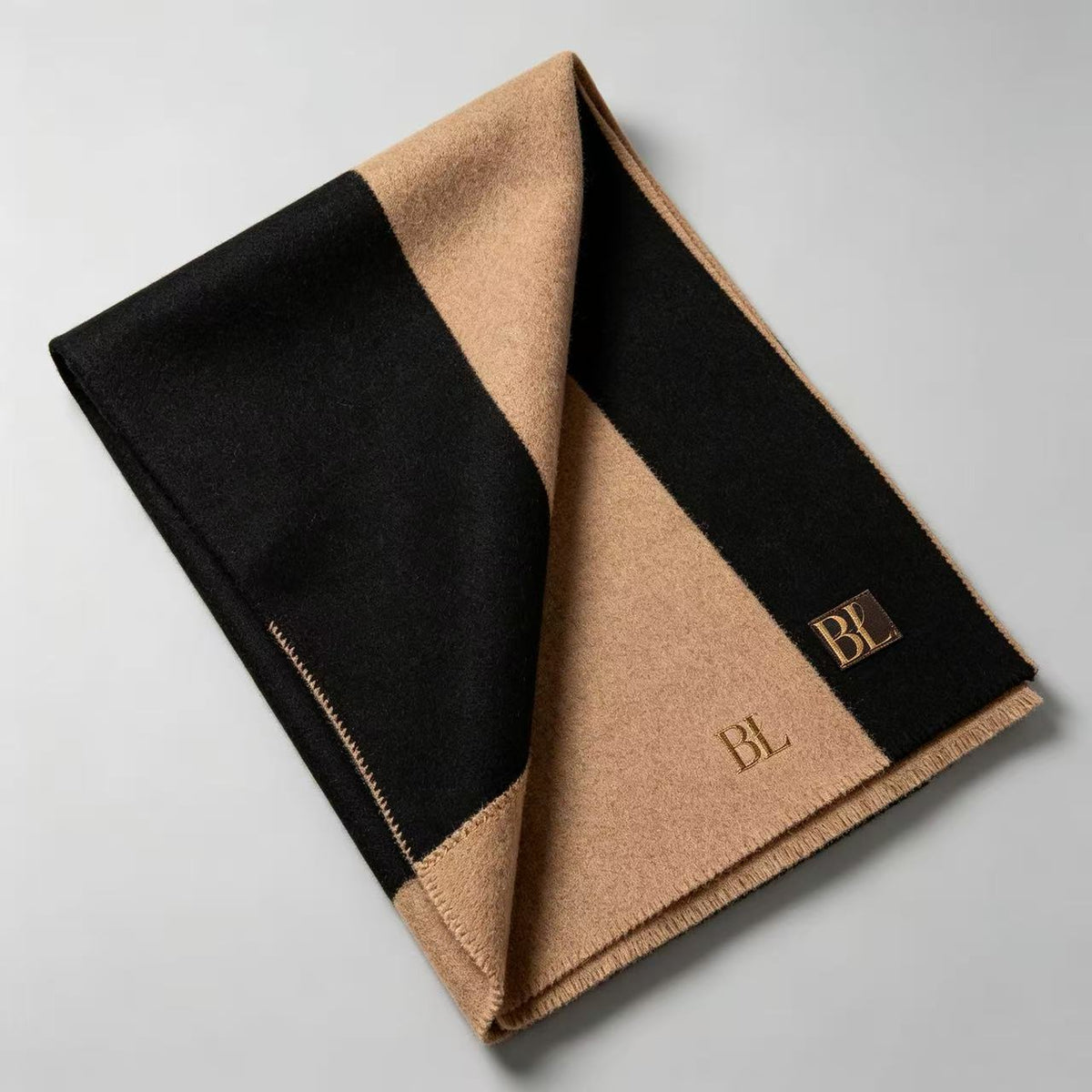 VIP-26 Unisex Scarf – Customizable with Patterns, Logos, or Text (Personalized Warm Keepsake for Couples) 10-3