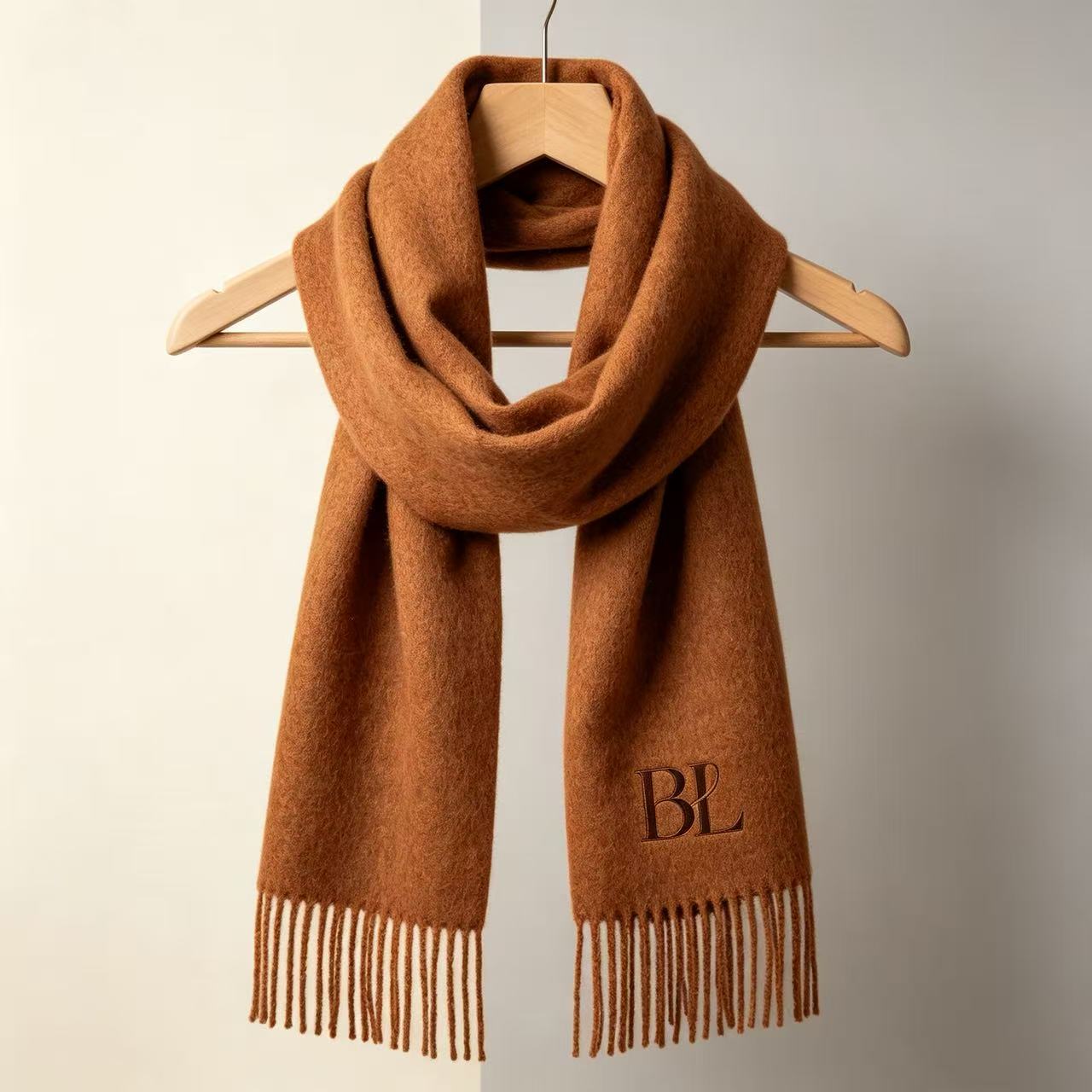 VIP-26 Unisex Scarf – Customizable with Patterns, Logos, or Text (Personalized Warm Keepsake for Couples) 10-3