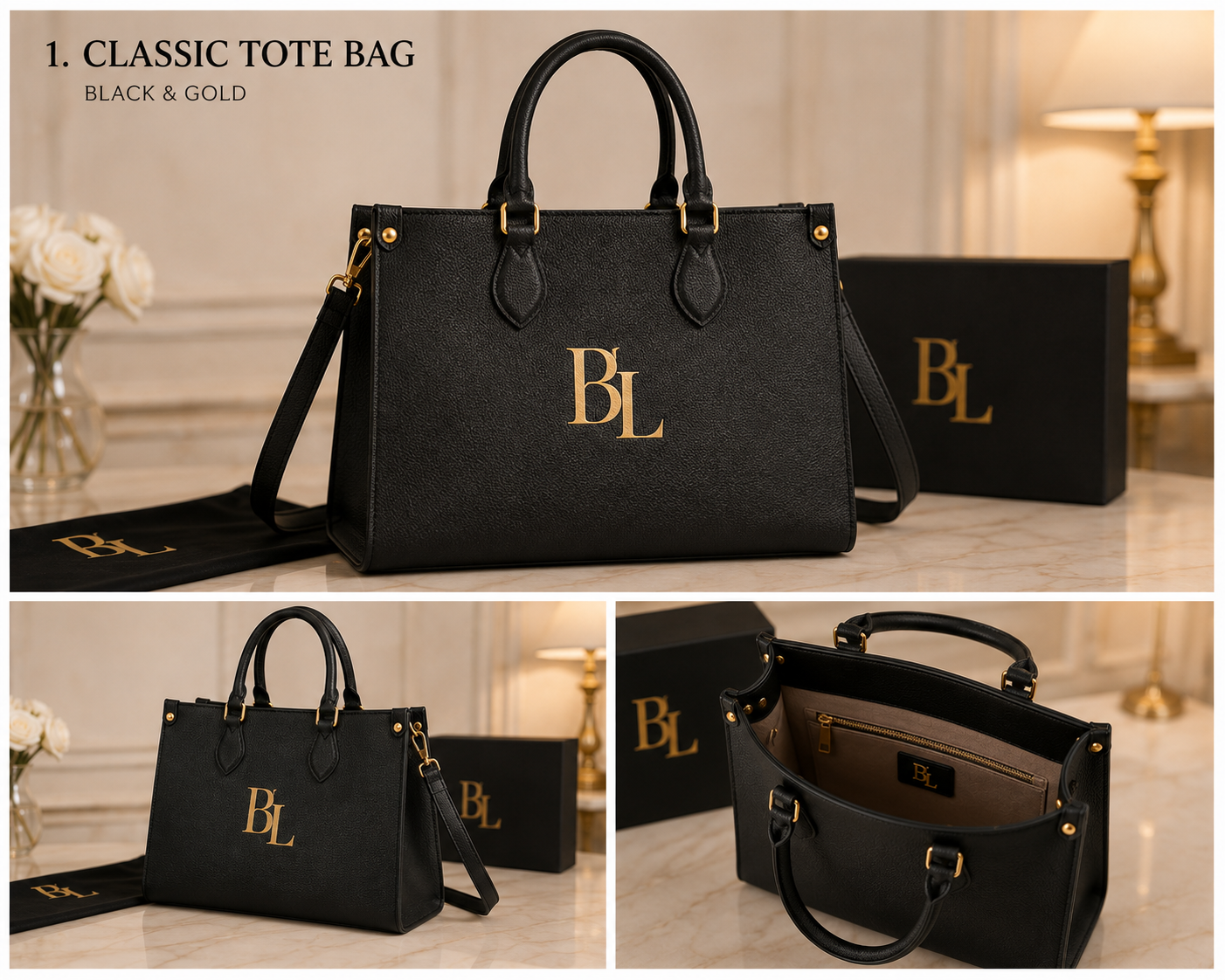 BL Custom-Made Affordable Luxury Commuter Tote | Women's Business Handbag 04-5