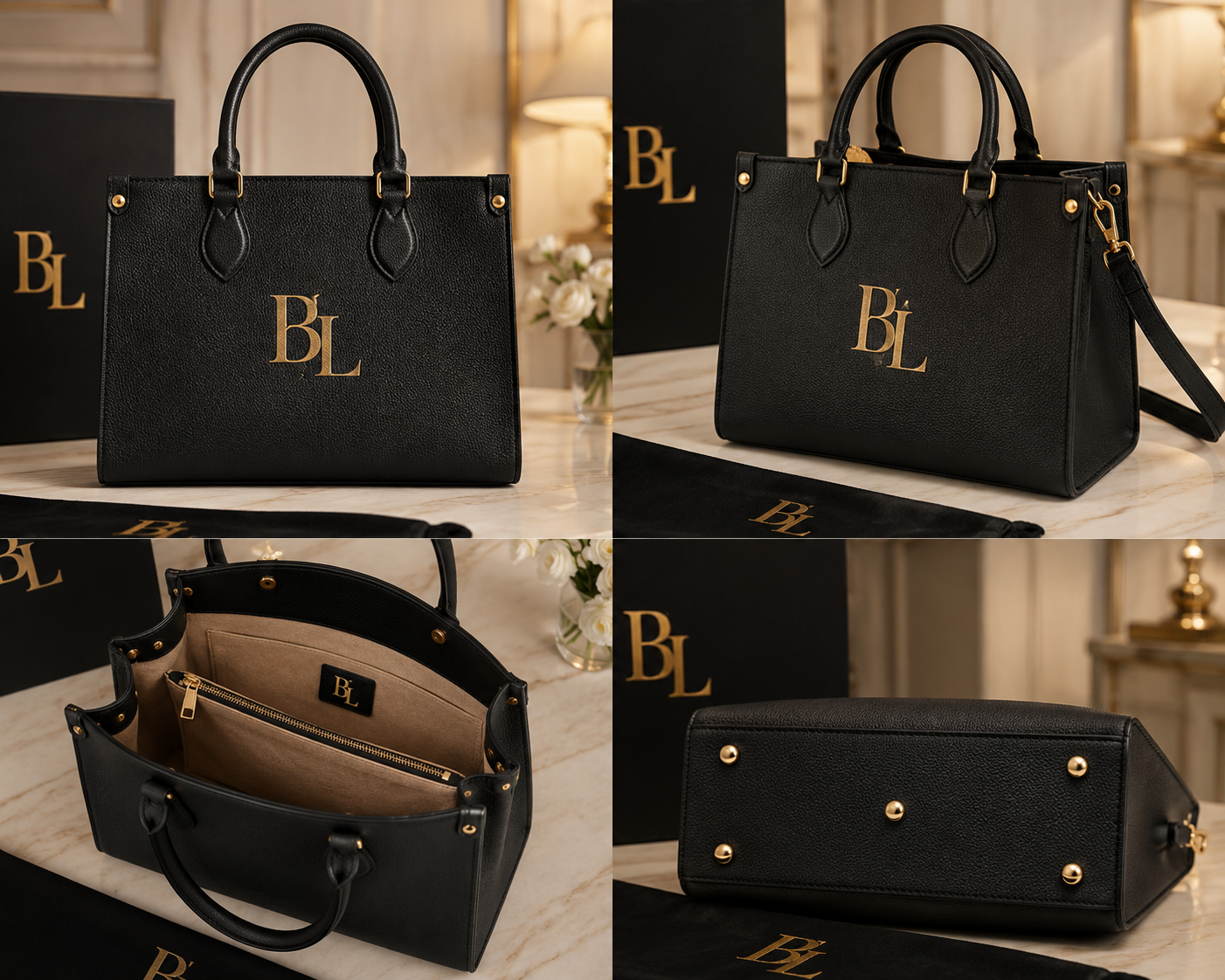BL Custom-Made Affordable Luxury Commuter Tote | Women's Business Handbag 04-5