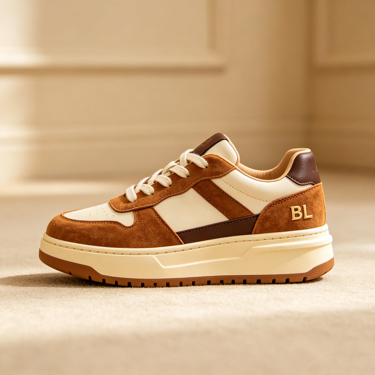 BL Custom Retro Color-Block Casual Shoes | Unisex Platform Sneakers 03-7