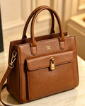BL Custom Vintage-Style Clasp Handbag – Business/Commuter Bag (Crossbody & Shoulder Carry) 04-14