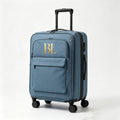 Customizable Soft-Shell Suitcase with Personalized Initials | Multi-Color, High-Capacity Travel Case | Ideal Choice for Casual Travel 11-5